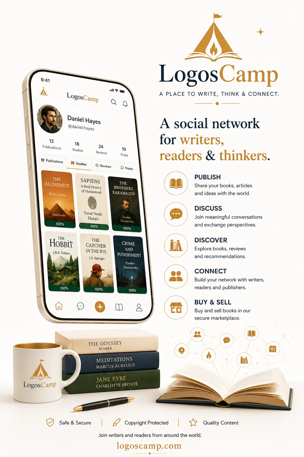 LogosCamp — a social network for writers, readers, and thinkers